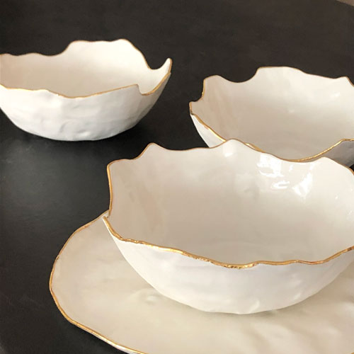 Goldrandschalen